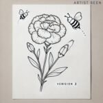 40 Easy Carnation Drawing Ideas For Beginners Artist Been