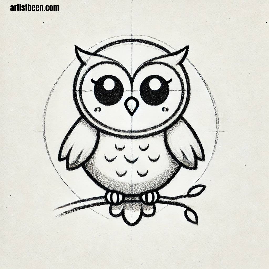 Basic Owl Drawings