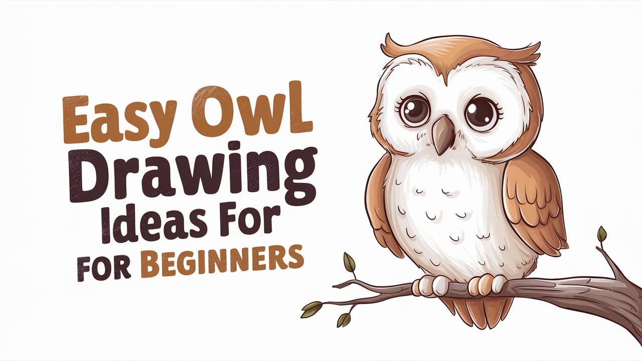 Easy Owl Drawing Ideas for Beginners