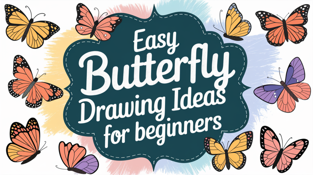 Easy Butterfly Drawing Ideas for Beginner