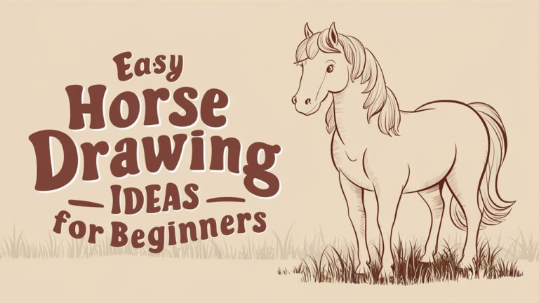 Easy Horse Drawing Ideas for Beginners