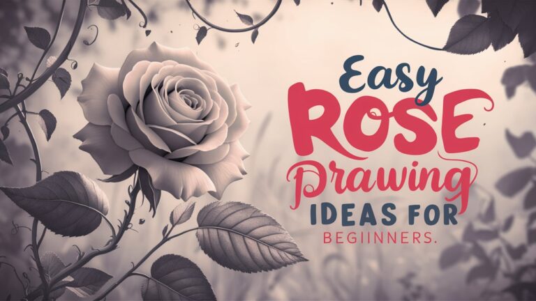 Easy Rose Drawing Ideas for Beginners