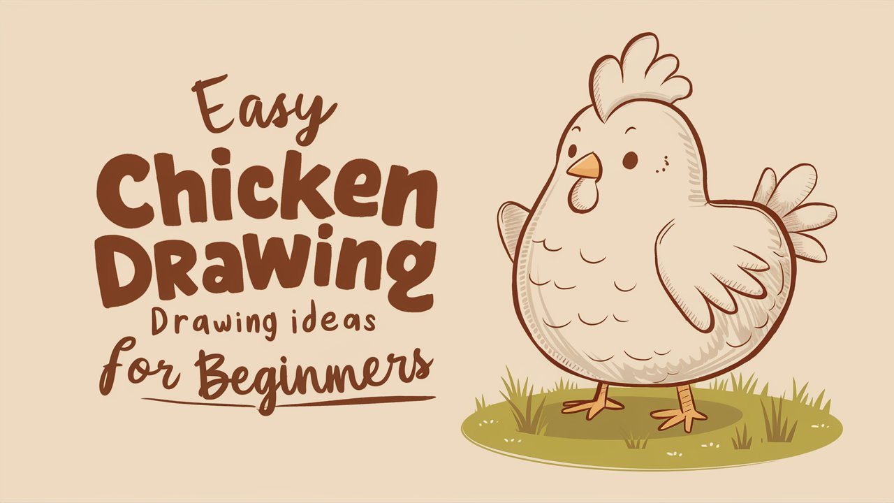 Simple and Easy Chicken Drawing Ideas for Beginners