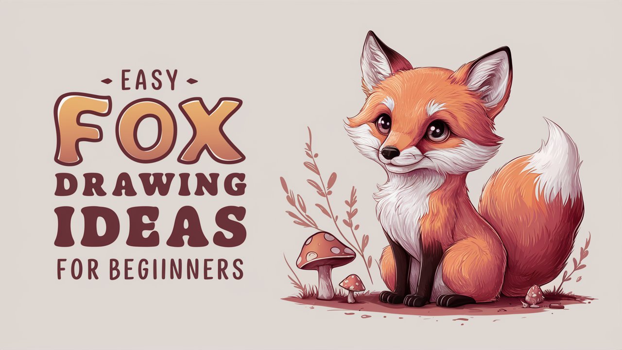 Simple and Easy Fox Drawing Ideas for Beginners