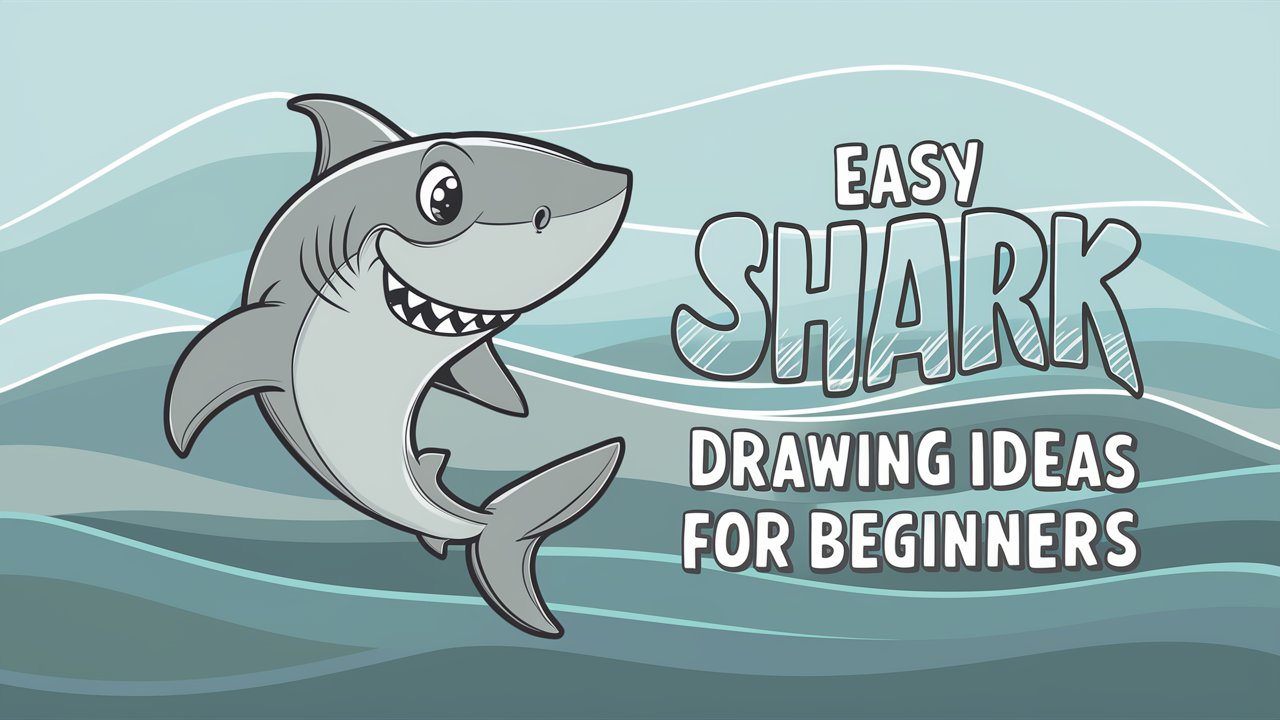 Simple and Easy Shark Drawing Ideas for Beginners