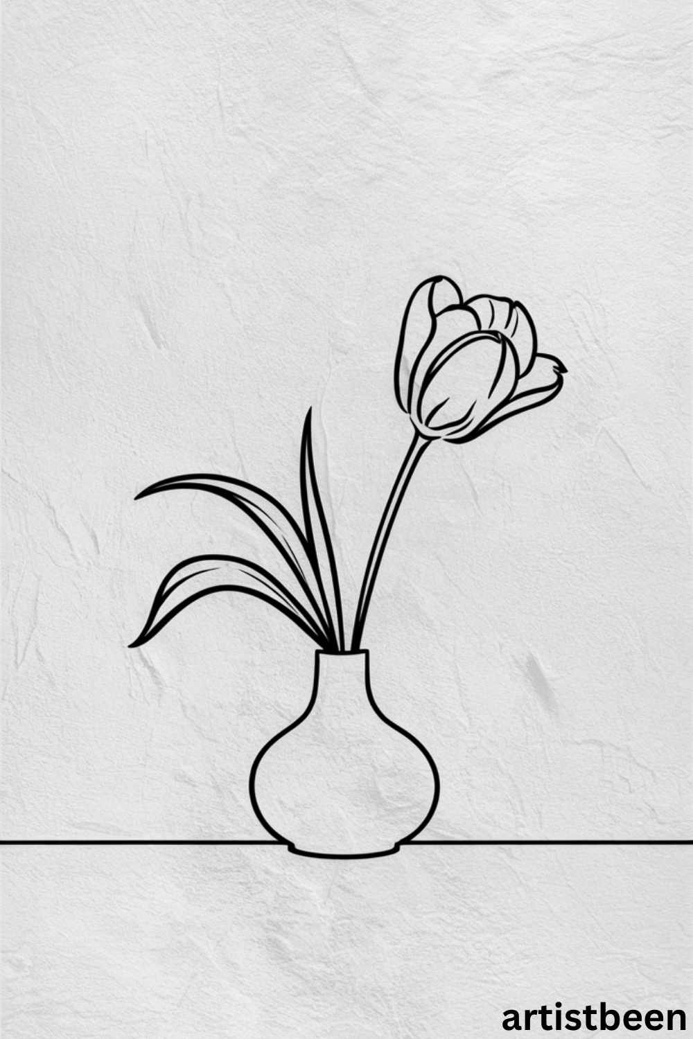 60+ Easy Tulip Drawing Ideas for Beginners - Artist Been