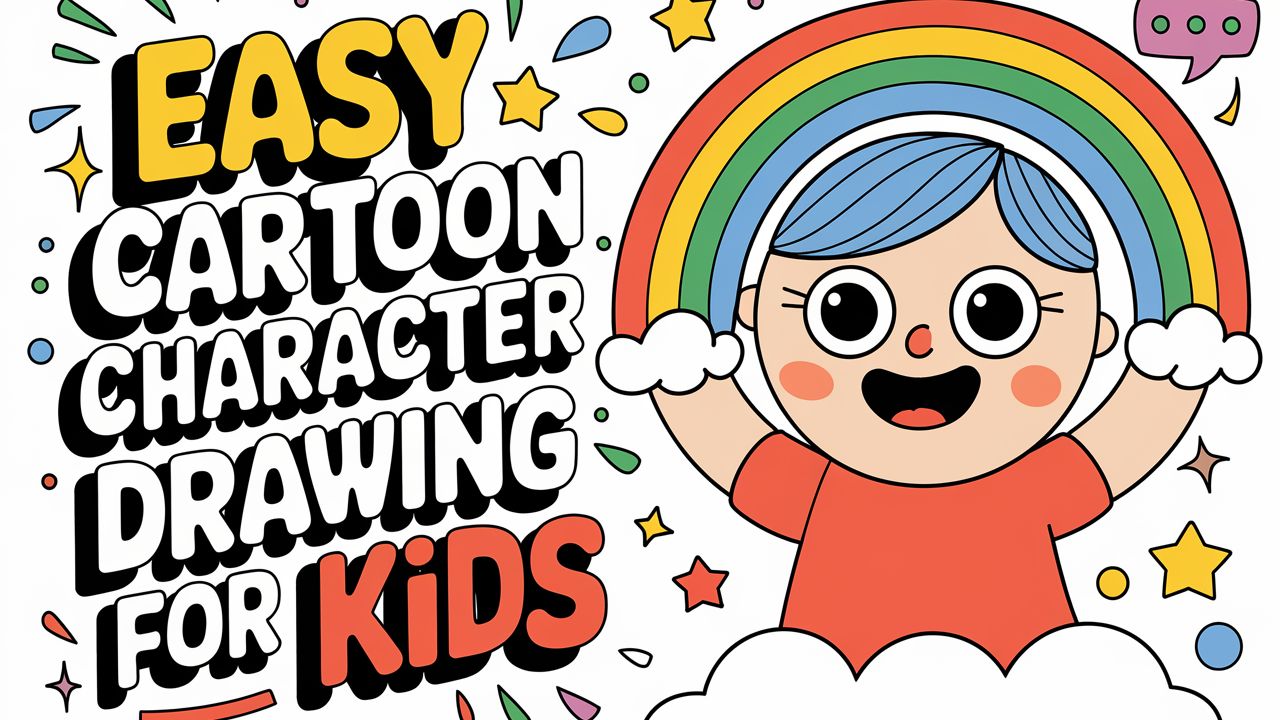 Easy Cartoon Character Drawing Ideas for Kids