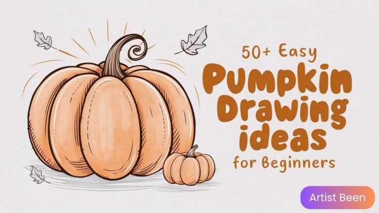 Easy Pumpkin Drawing Ideas for Beginners