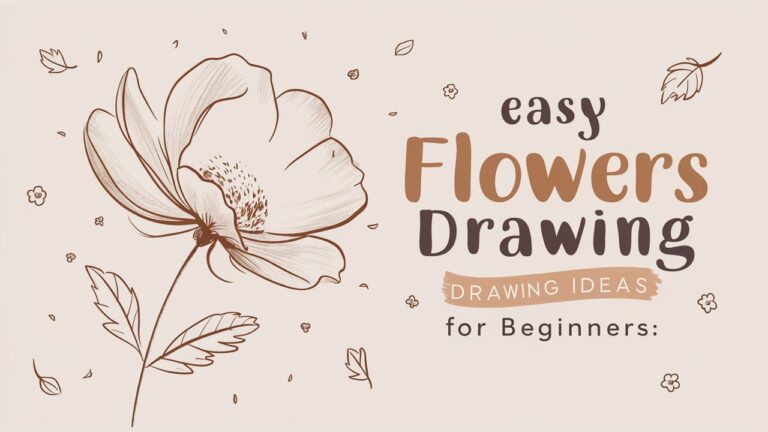 Easy Flowers Drawing Ideas for Beginners