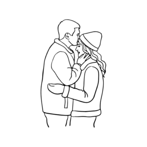 35+ Cute Couple Poses Drawing Ideas for Beginners - Artist Been