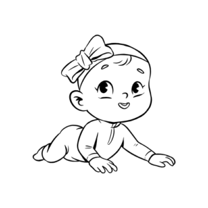 34+ Cute Baby Drawing Ideas for Beginners - Artist Been