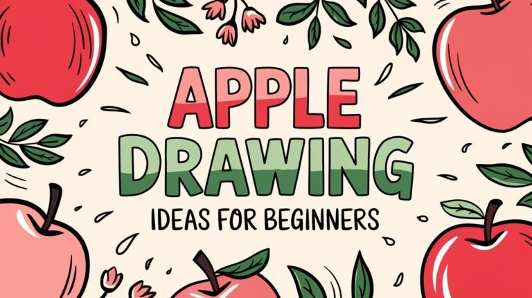 Apple Drawing Ideas for beginners