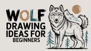 Wolf Drawing ideas for beginners