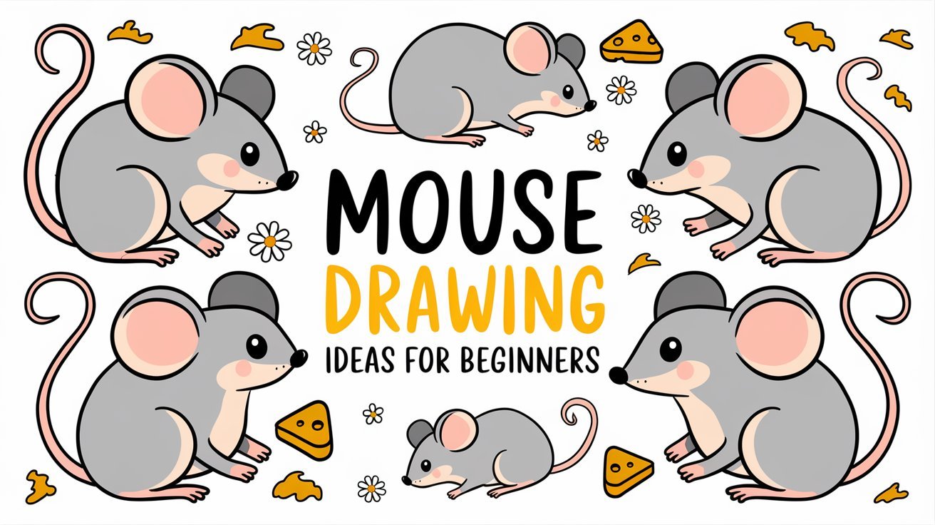 Witty Mouse Drawing Ideas for Beginners