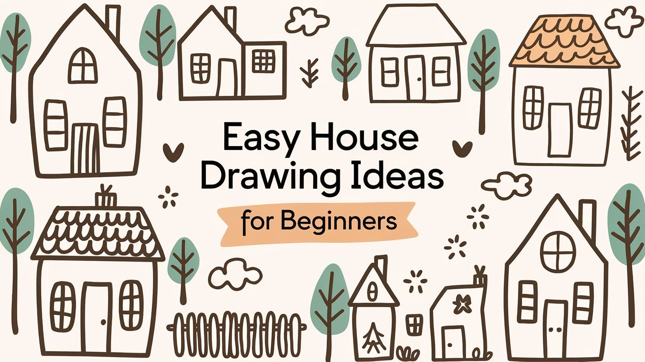 Easy House Drawing Ideas for Beginners