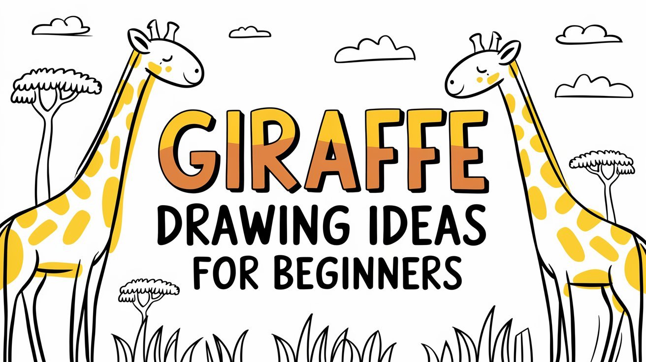 Giraffe Drawing Ideas for Beginners