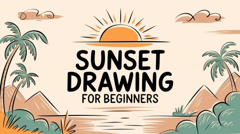 Sunset Drawing Ideas for Beginners