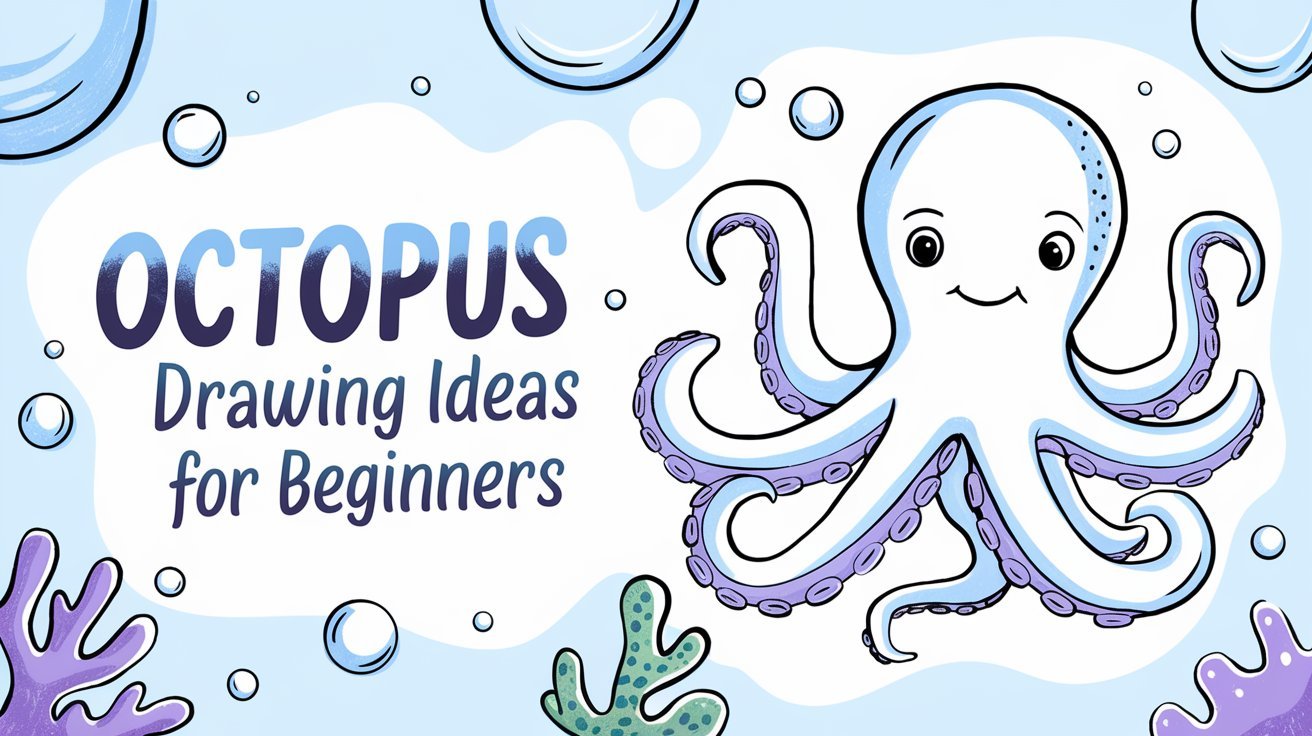 Octopus Drawing Ideas for Beginners